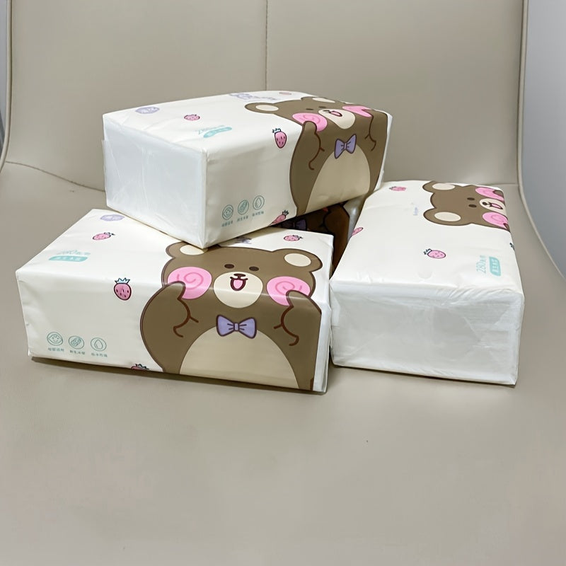 Extra Thick 5-Layer Tissue Paper 280 Sheets Durable Soft for Hands Face Toilet