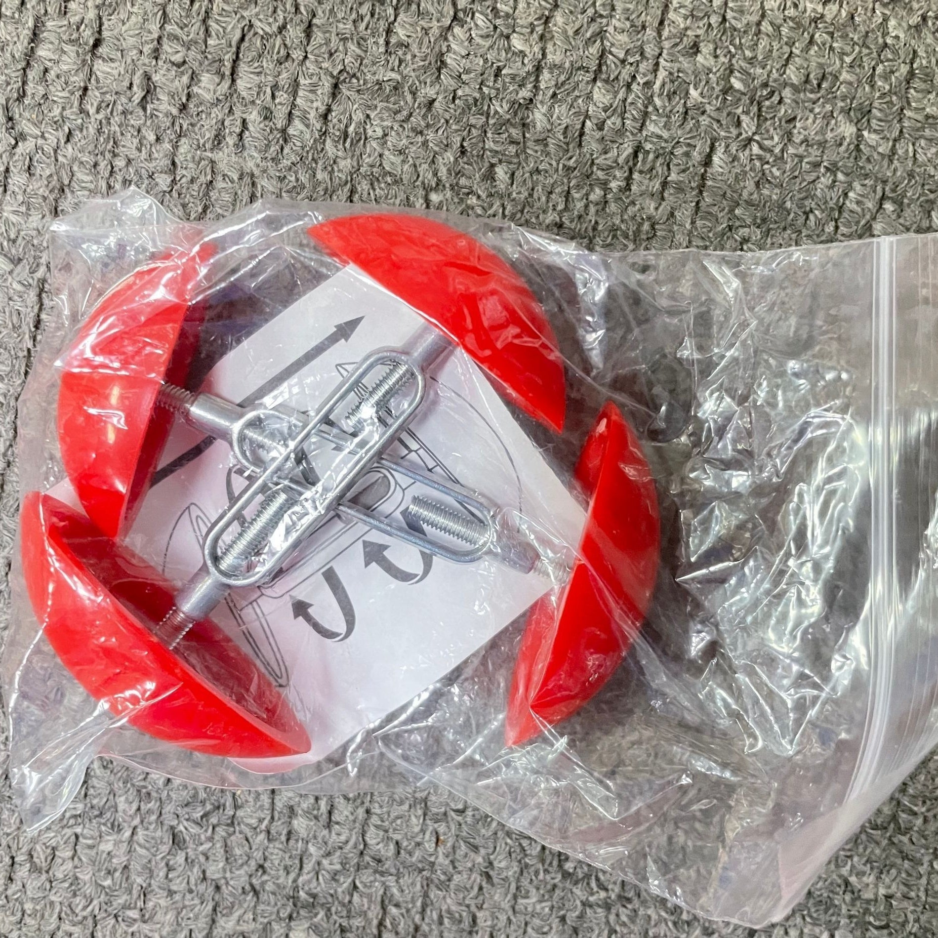 Pair of Red Shoe Trees for Men and Women Shoe Fitting and Preservation