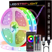 LED RGB Strip Lights 91cm-30m with Remote and App Control for Bedroom Home Decoration