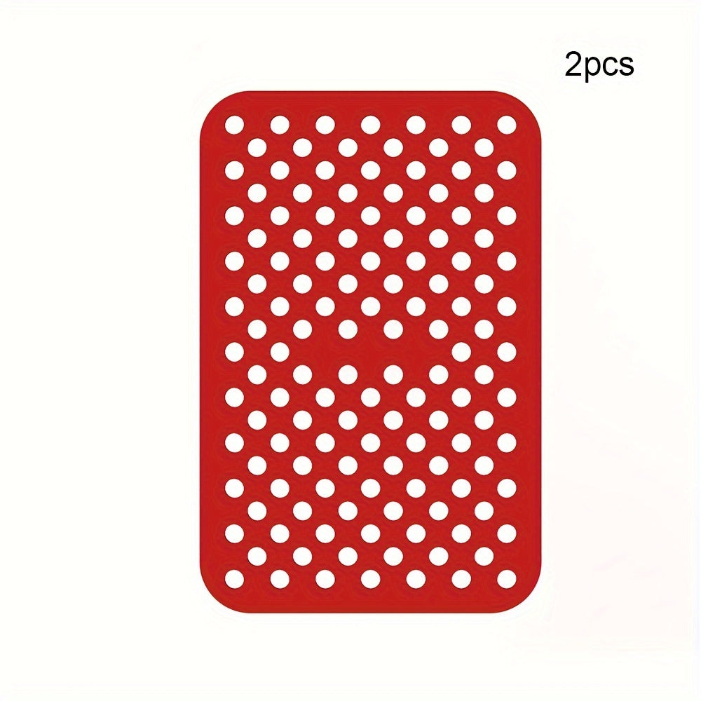 Reusable Silicone Air Fryer Liner Set of 2 Non-Stick Baking Mats for Air Fryers