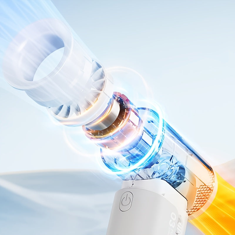 Мини карманный вентилятор 20000 об/мин бесщеточный мотор ручной пылесос снег инфлятор легкий