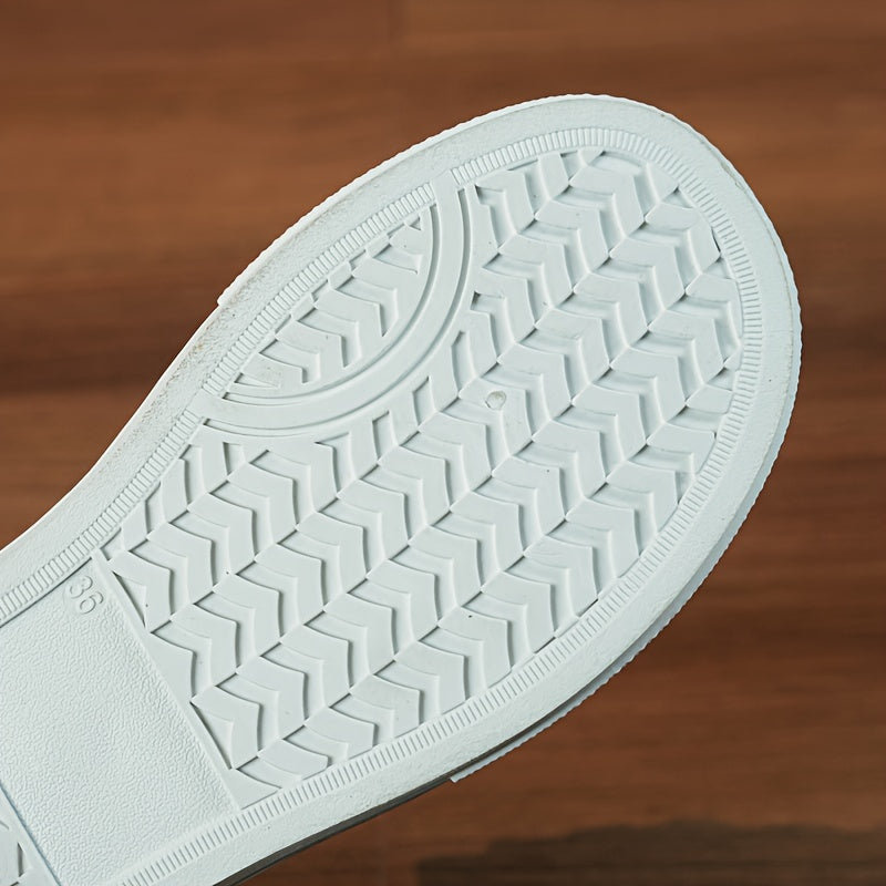 Women's Canvas Sneakers Spring Summer Breathable Low-Top Casual Shoes All-Season