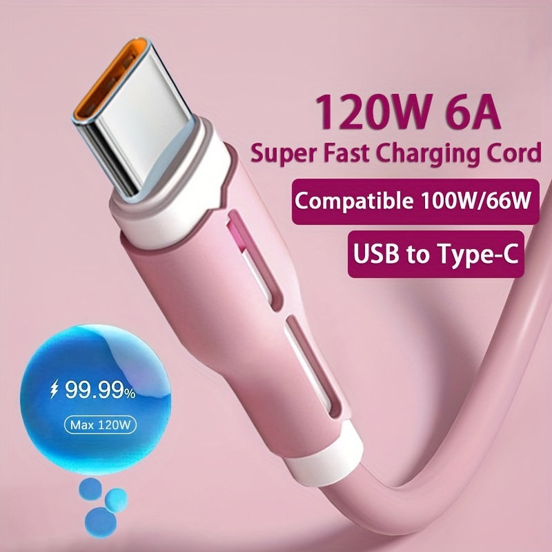 Fast Charging USB C Cable for Mobile Phones Data Transfer High-Speed Durable