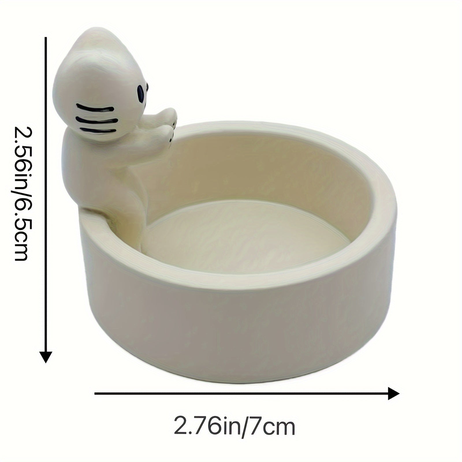 Ceramic Candle Holder with Kitten and Panda Designs for Home Decor and Gifting