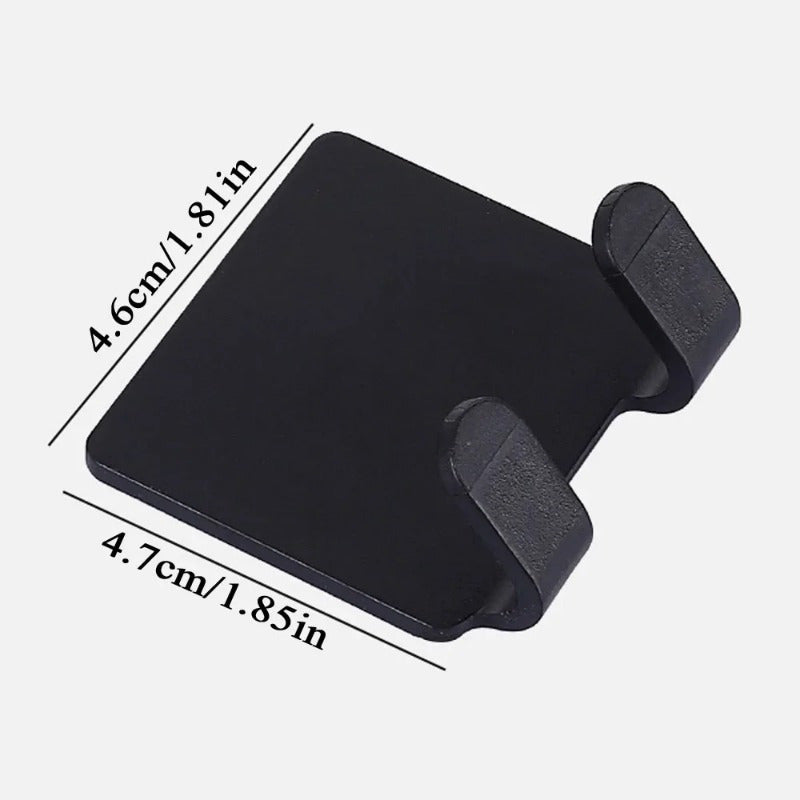 Adhesive Razor Holder Wall Mounted Bathroom Organizer Black 1/3/5 Pcs