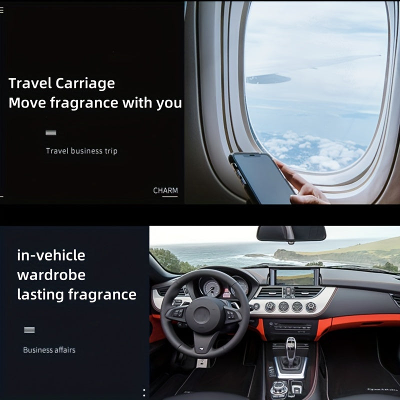 Solid Fragrance Stick for Men and Women Fresh Fruit Scent Long-Lasting Portable