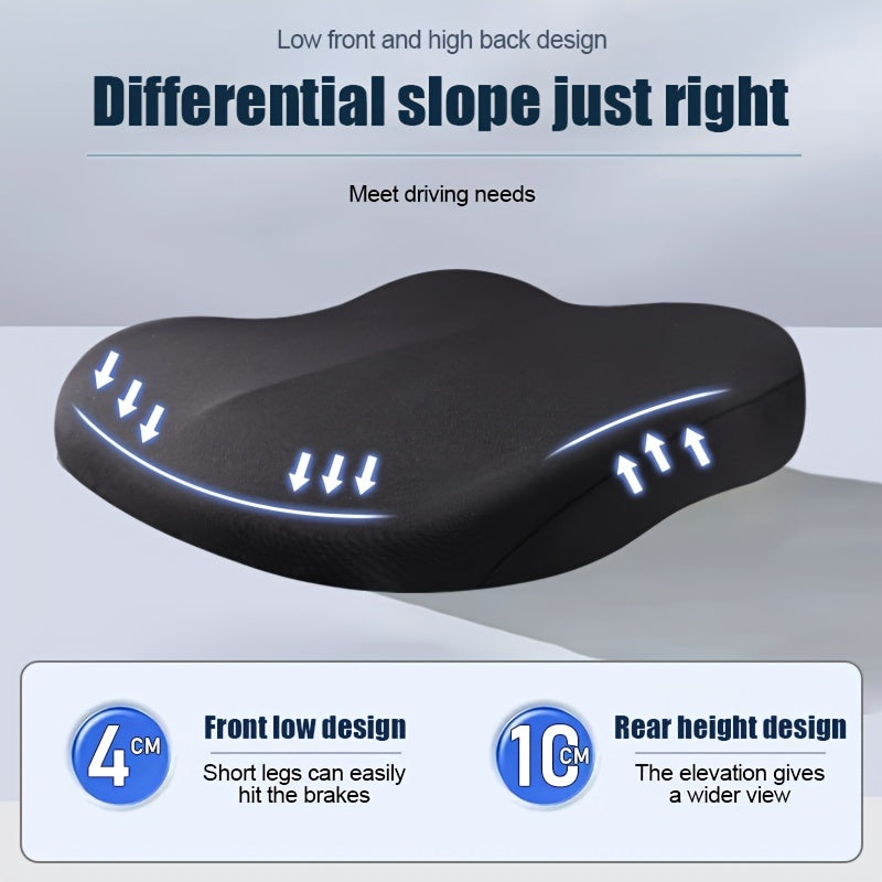 Adult Car Seat Booster Cushion Memory Foam Comfort Seat Protector Pad