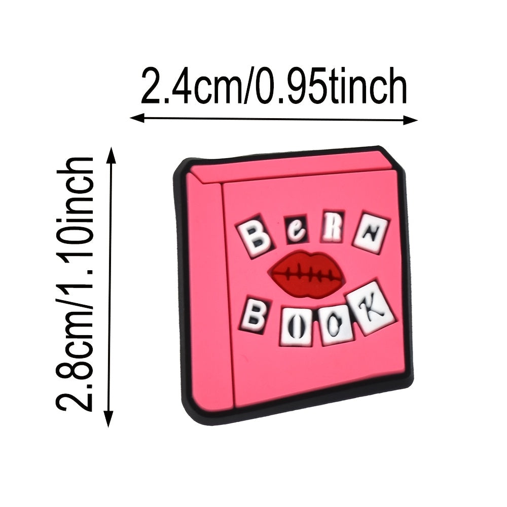 10 dona ayollar poyafzal charm to'plami, bardoshli PVC sandallar, bog' bog'lamlari, poyafzal dekoratsiyasi