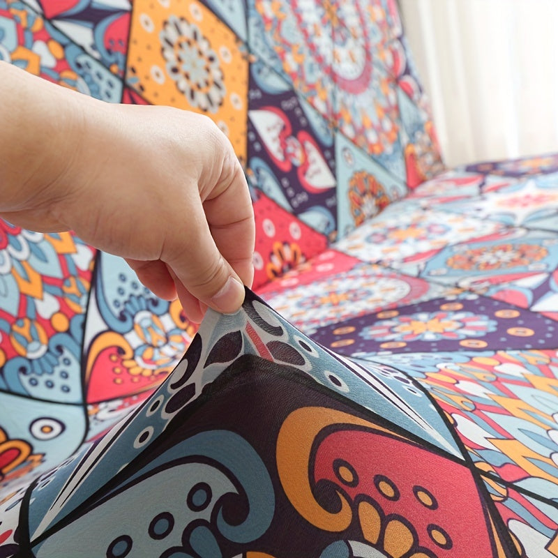 Печатный чехол для футонов без рукавов для защиты мебели в спальне, офисе или гостиной.