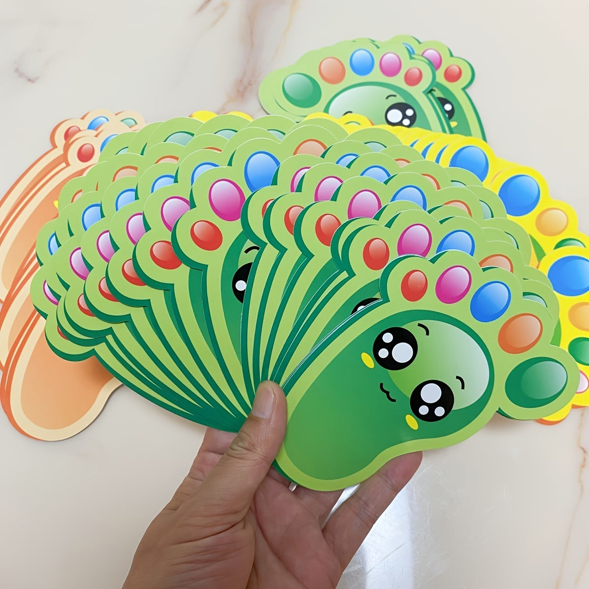 30-Pack Footprint-Shaped Floor Stickers Indoor Directional Guidance for Events