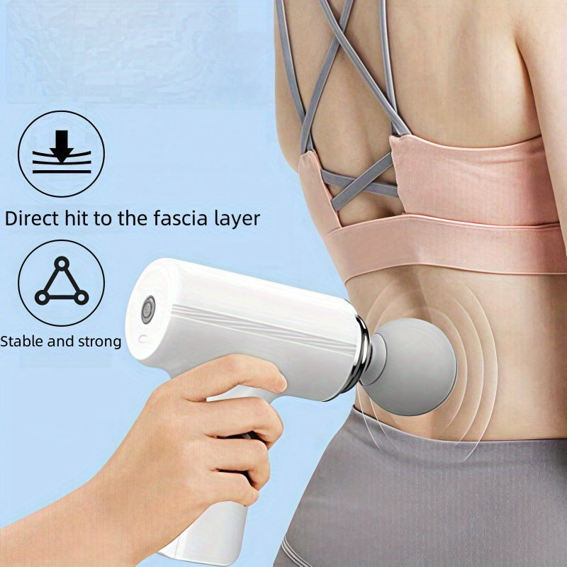 Compact Rechargeable Massage Gun for Whole Body Relief with Lithium Battery
