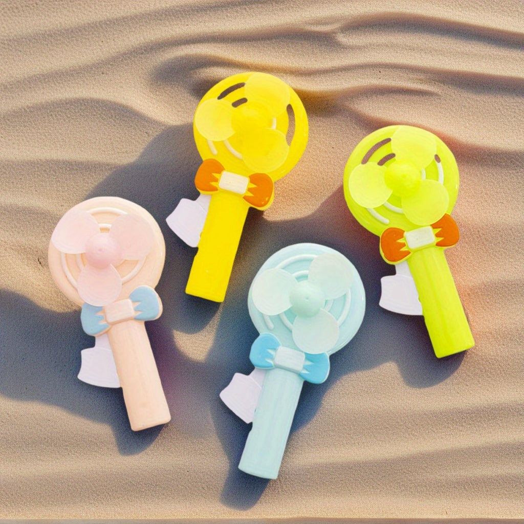 Mini Fan Cartoon Lollipop-Shaped Portable Summer Fans for Students