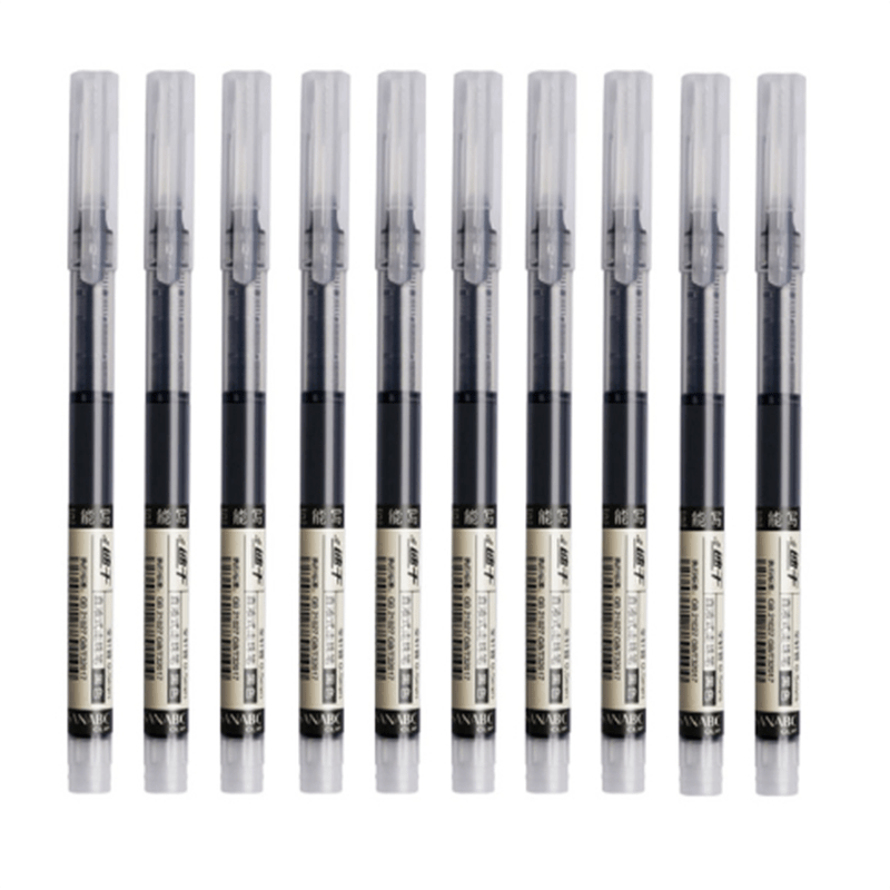 10 Pack Blue Gel Pens Extra Fine Tip Liquid and Gel Ink for School Office Stationery