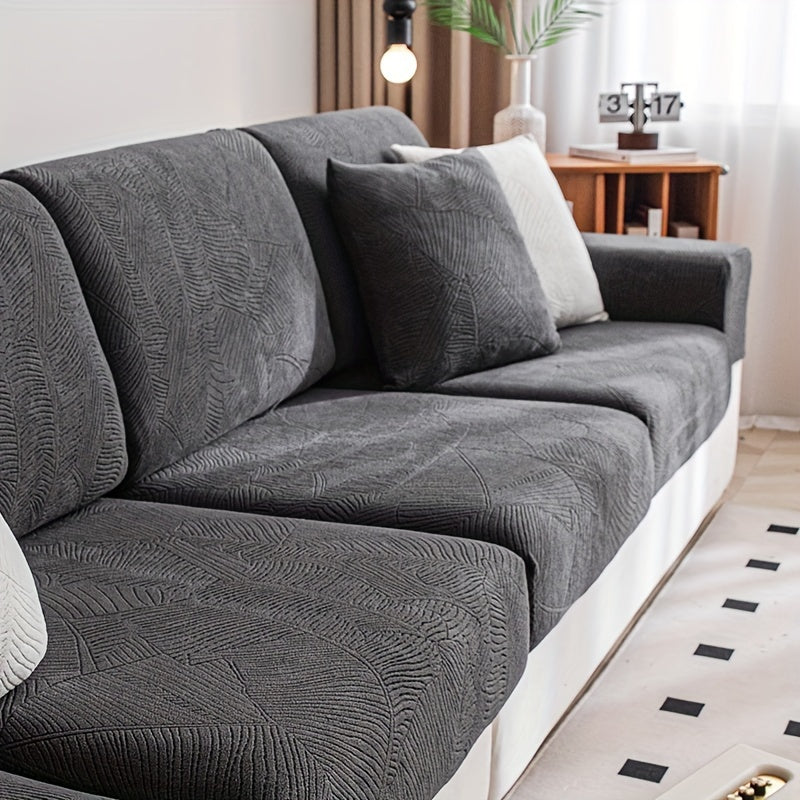 Универсальный комплект чехлов для подушек дивана для одно-, двух-, трех- и четырехместных диванов. Классический стиль, машинная стирка, защита ткани, мягкий материал, без украшений и принтов, вес ткани 250-300 г.