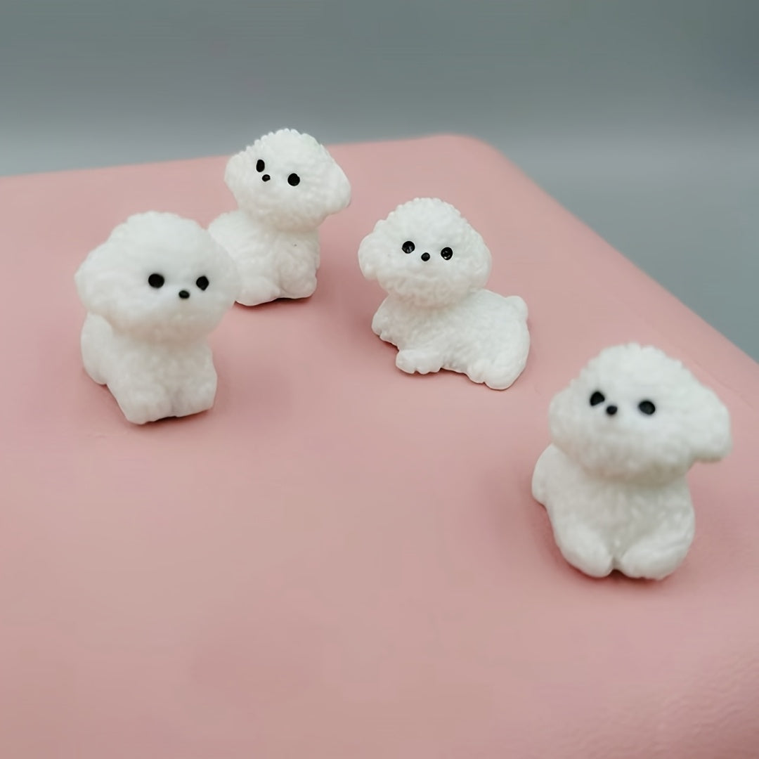 Kids Shoe Accessory Set with Glow-In-The-Dark Puppy Designs and Removable ABS Components