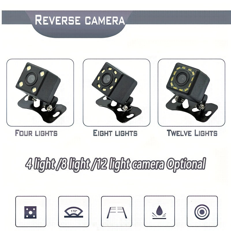 Car Rearview Camera 10.92 Inch Display 4/8/12 Light System