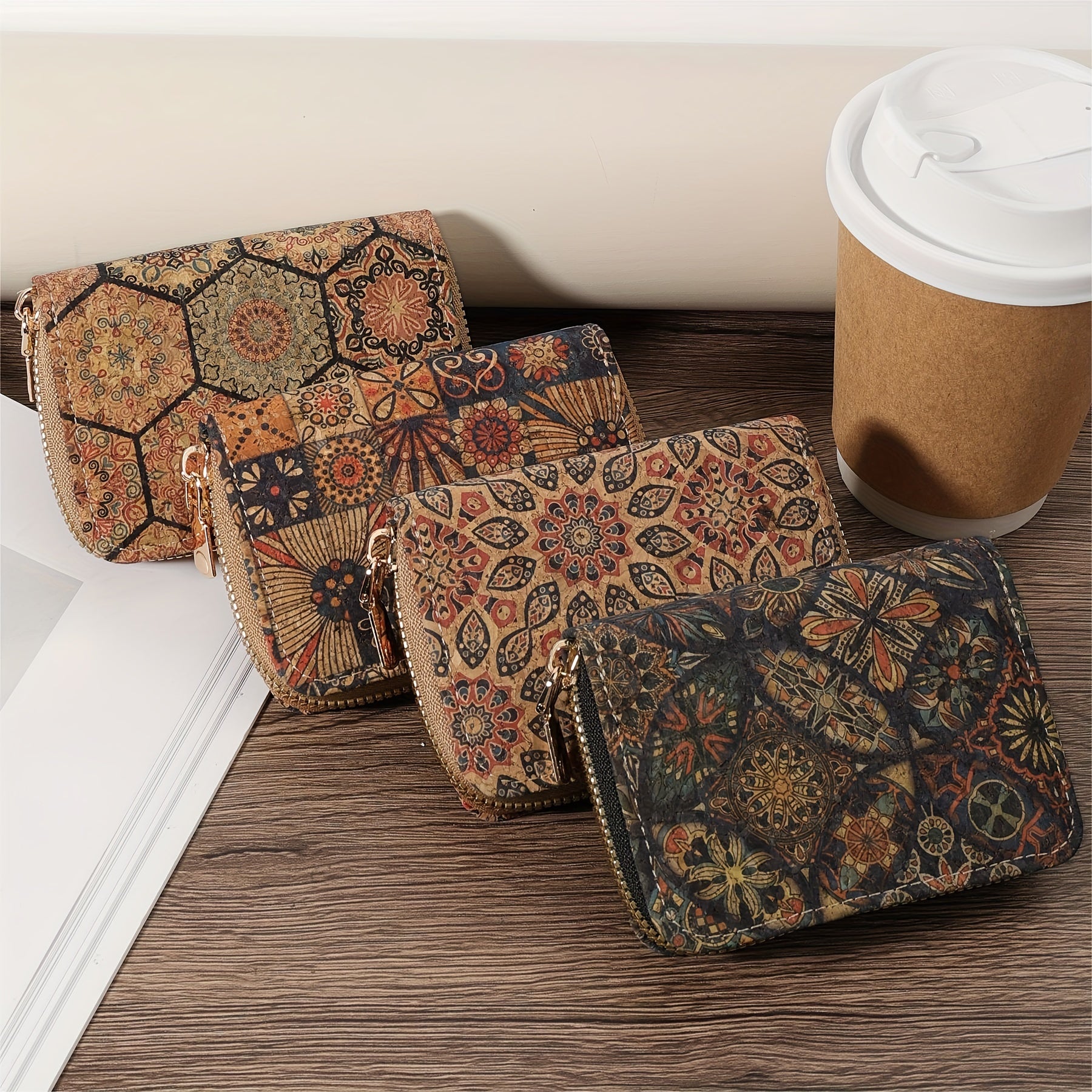 Ayollar uchun minimalistik qisqa hamyon, zipli, tasodifiy clutch tangalar sumkasi, zamonaviy nylon qopqoq.