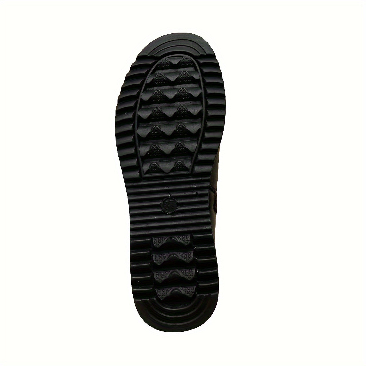 Women's Warm Furry Lined Winter Boots with Zipper and Thick PU Sole