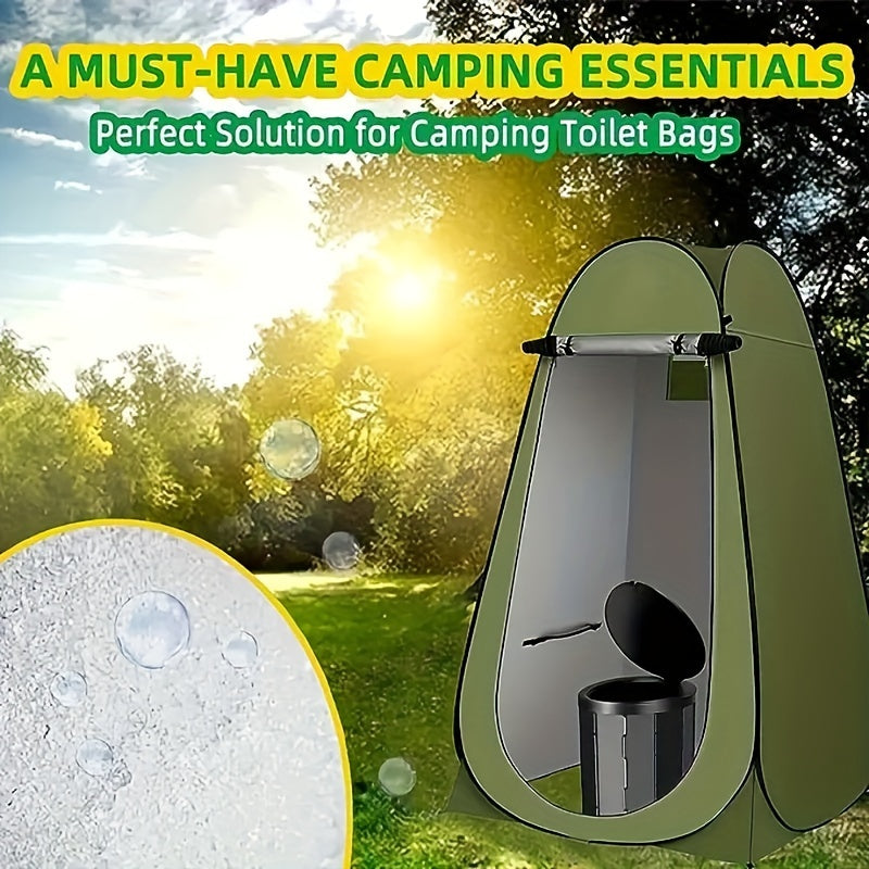 50-Pack Portable Toilet Gel Pads Leakproof Odor Control Emergency RV Sanitation