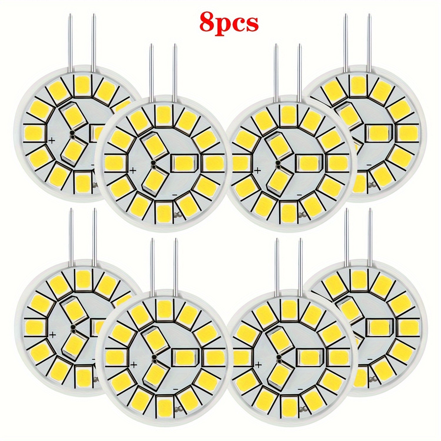 G4 LED lampochka 2W, 120° nur burchagi, 12V AC/DC, 200LM, tebranishsiz, landshaft/oshxona/post/joylashtirilgan yoritish o'rnini bosuvchi, iliq/tabiiy/sovuq oq (4 dona/8 dona)