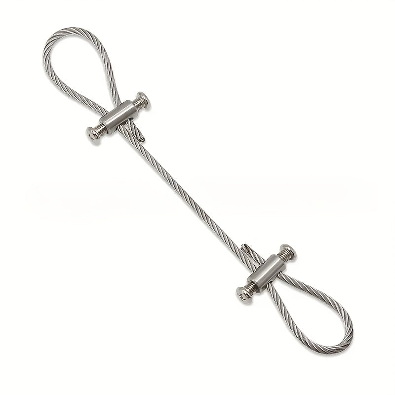 12 шт. металлических зажимов для троса, регулируемых фиксирующих зажимов для кабелей и украшений