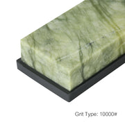 10,000 Grit Emerald Sharpening Stone with Non-Slip Holder for Kitchen Knives