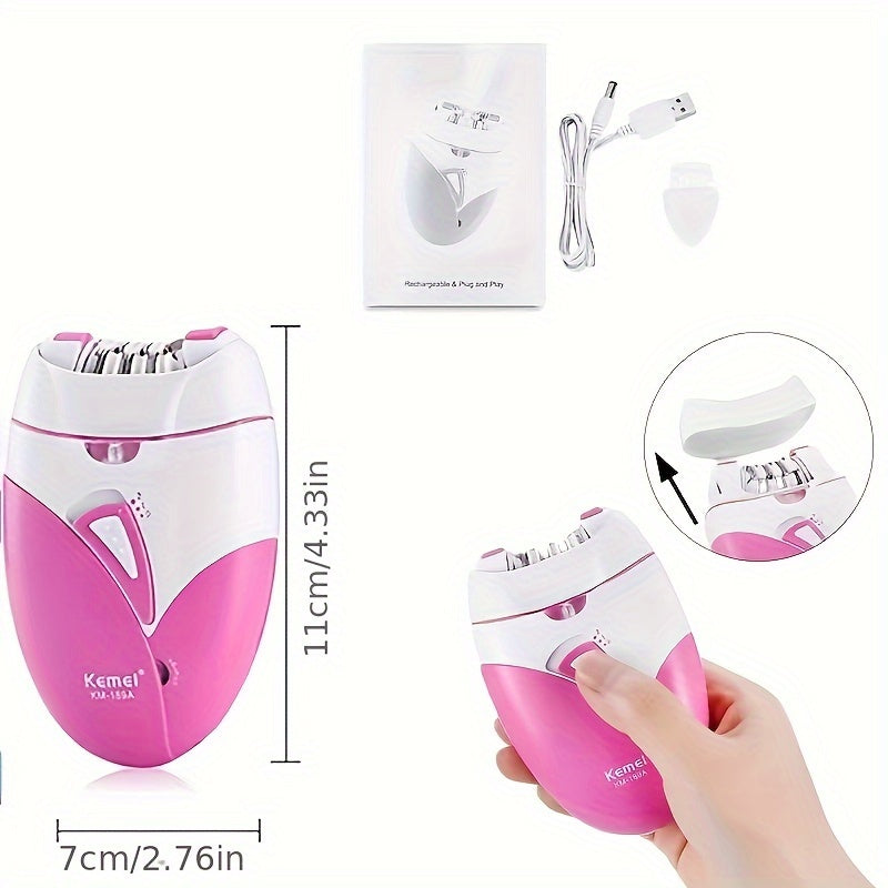 Electric Hair Remover for Women Portable Rechargeable Painless USB Shaver