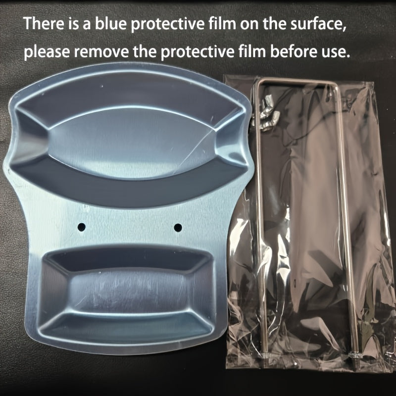 Стеллаж для хранения крышек из нержавеющей стали для ресторанов, настольная опора для сковород, без сверления, разборная.