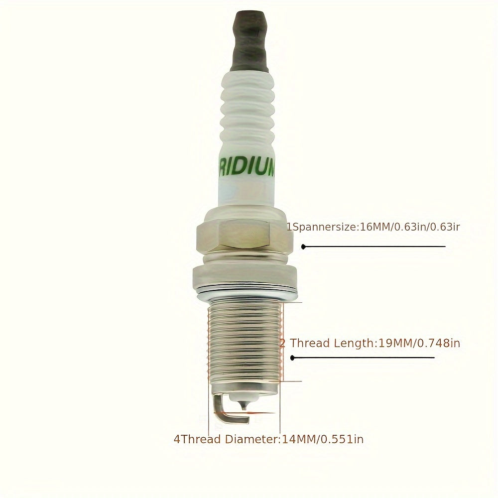 4pcs Iridium Power Spark Plugs for Cars, 5303, High Performance, Durable