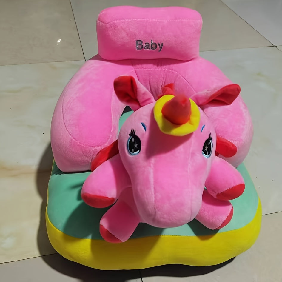 Bolalar va kichkina bolalar uchun moslashuvchan yostiq va orqa qo‘llab-quvvatlash bilan multfilm mo‘rt bolalar uchun booster o‘rindiq