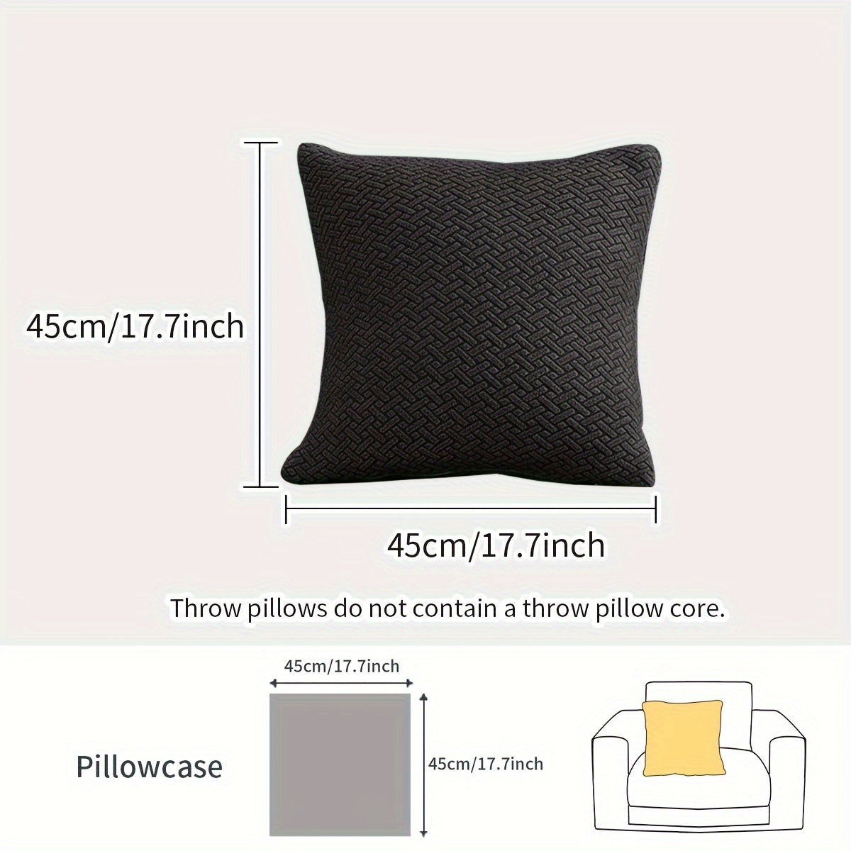 Checkered Pattern Polar Fleece Sofa Cover Boho Style Stretch Fabric Stain and Pet Scratch Protection