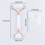 Half Size Jade Gua Sha Board for Face and Body Massage Anti-Aging Slimming Tool