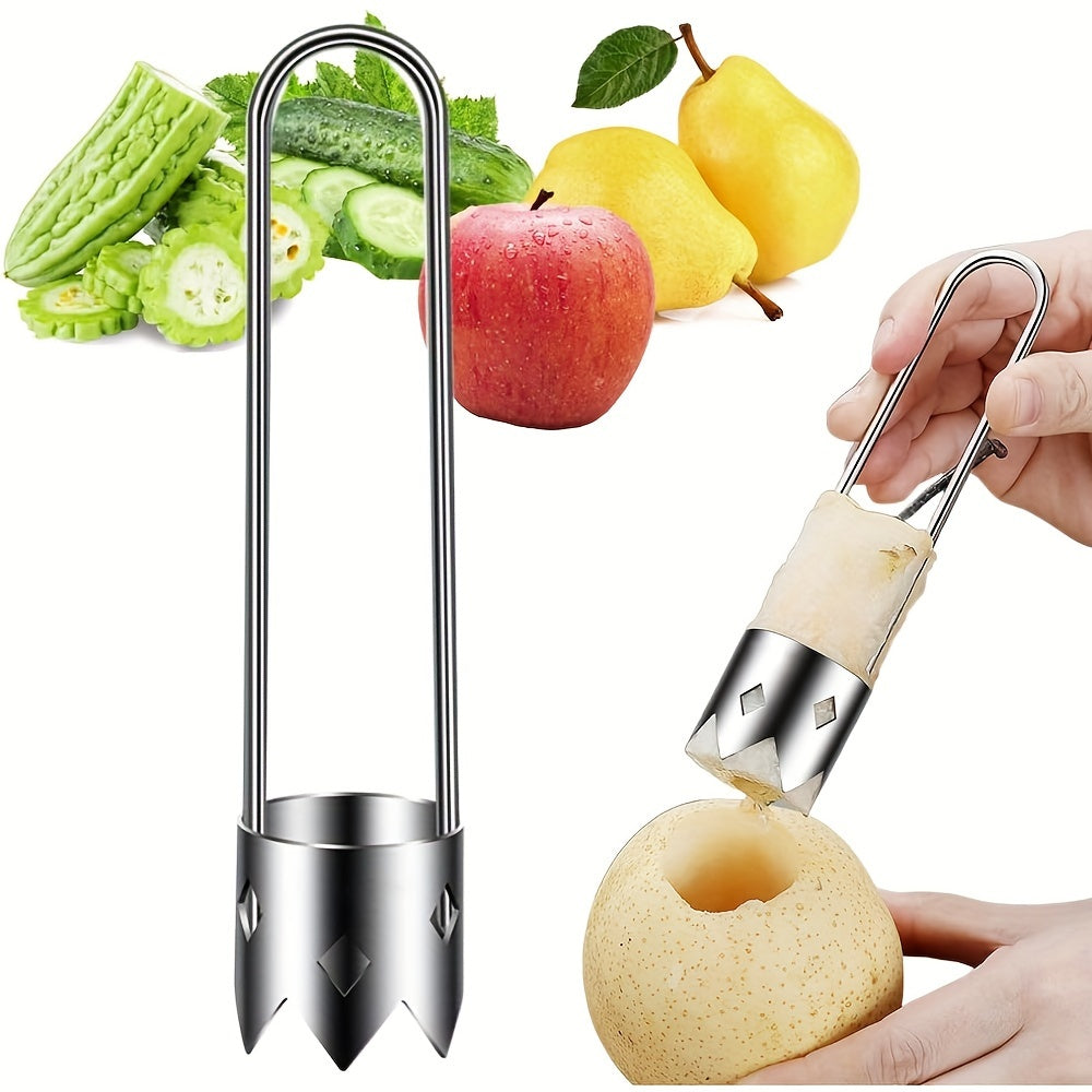 Multifunctional Stainless Steel Kitchen Tool for Fruit and Vegetable Cores