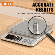 Digital Jewelry Scale 3kg 0.1g Portable LCD Weighing Tool
