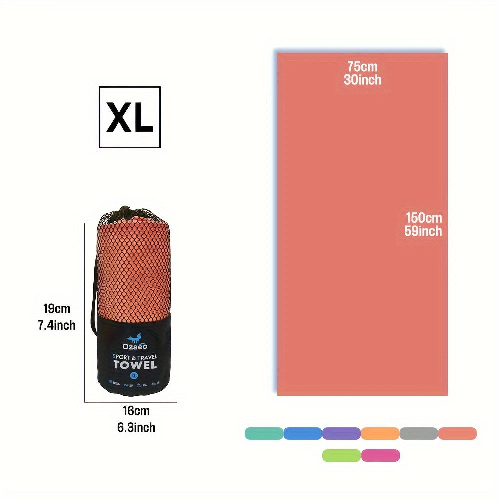 Microfiber Travel Towel Quick Dry Lightweight Sports Beach Hiking Yoga Golf Pickleball