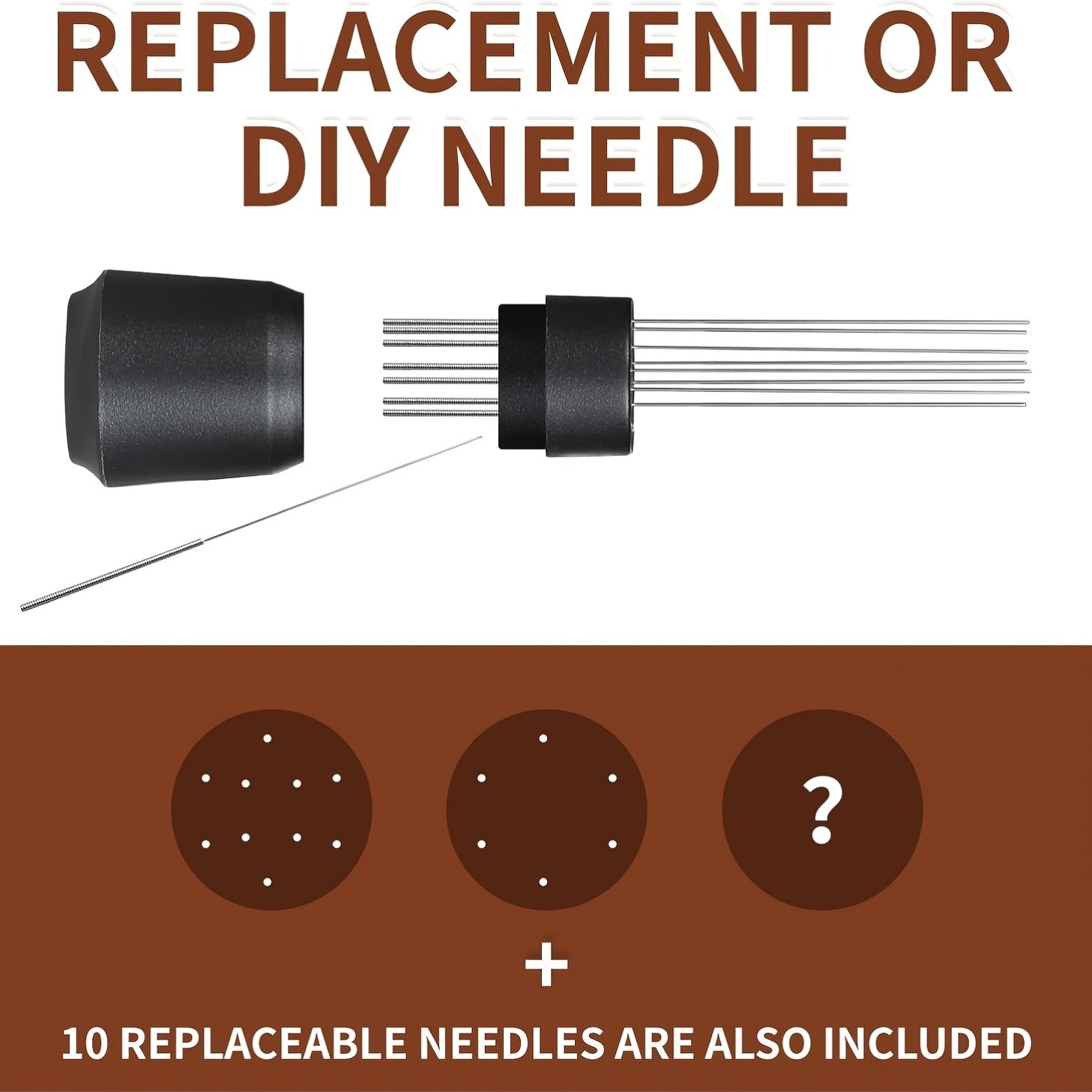 Stainless Steel Espresso Needle Distributor 0.4mm Precision Coffee Tool