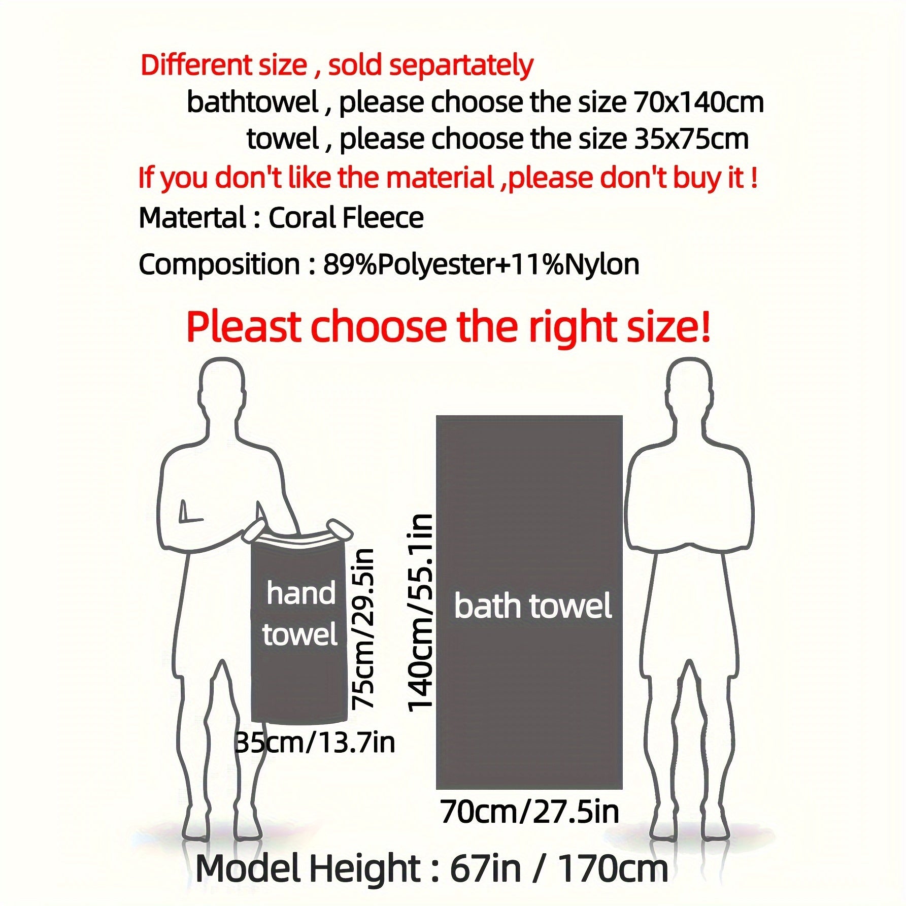 3-Piece Striped Towel Set Bath and Hand Towels Soft Absorbent Quick-Drying