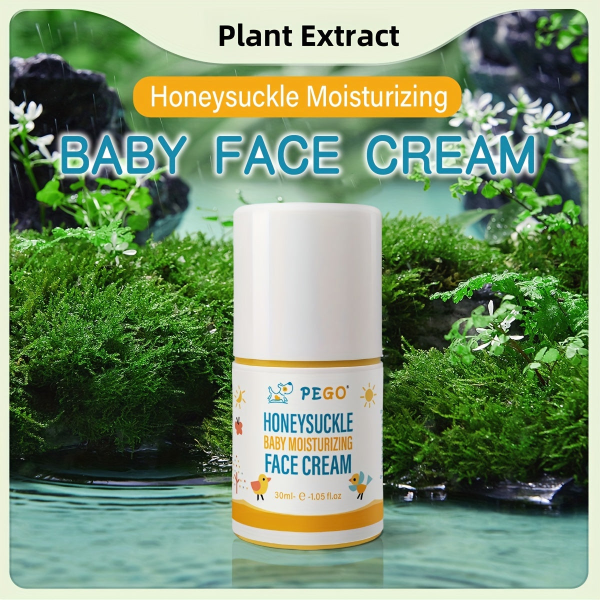 Honeysuckle Moisturizing Face Lotion with Chamomile Glycerin 30g for Sensitive Skin