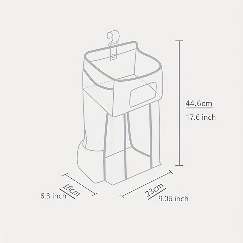 Baby Diaper Organizer Hanging Bag Oxford Cloth for Diapers and Clothes