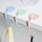 Multi-Functional Desk Hook Non-Slip Bottom Pad Holds Up to 5kg for Bags Keys Clothes