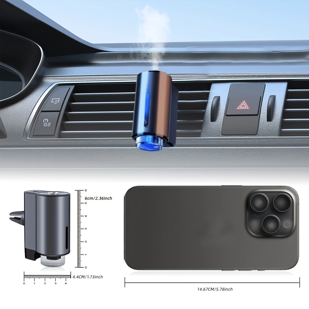 Smart USB Car Aroma Diffuser Essential Oil Humidifier 3-Speed Rechargeable Battery