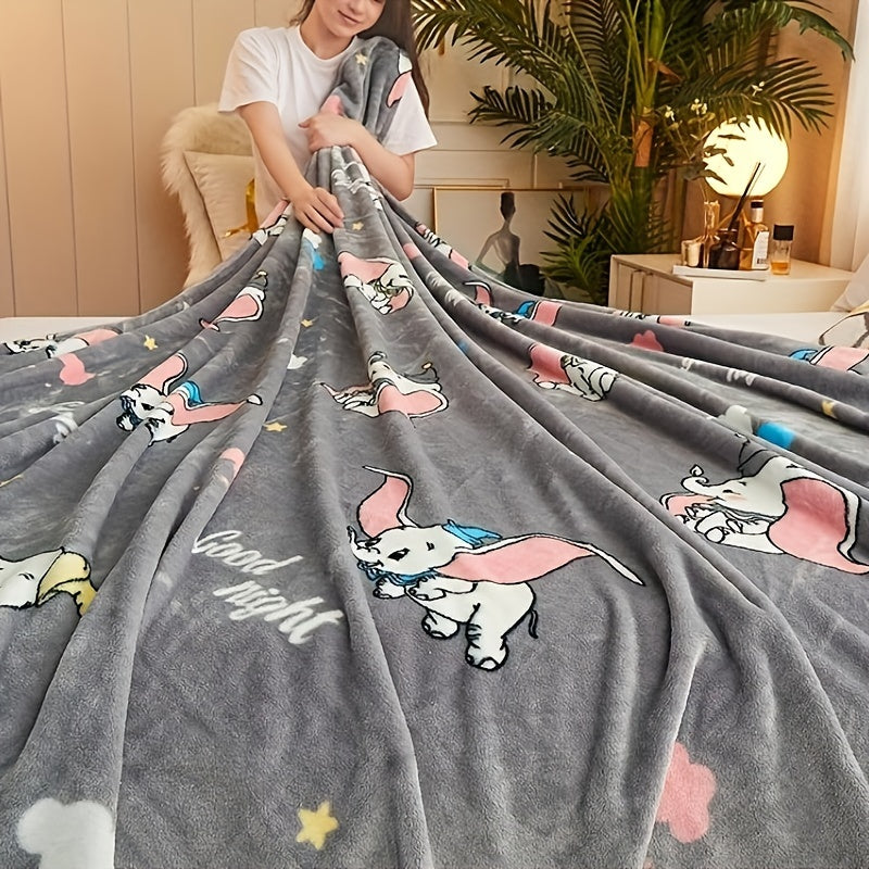 Geometric Flannel Throw Blanket Soft Cozy Modern Design Machine Washable Versatile for Couch Bed Outdoor