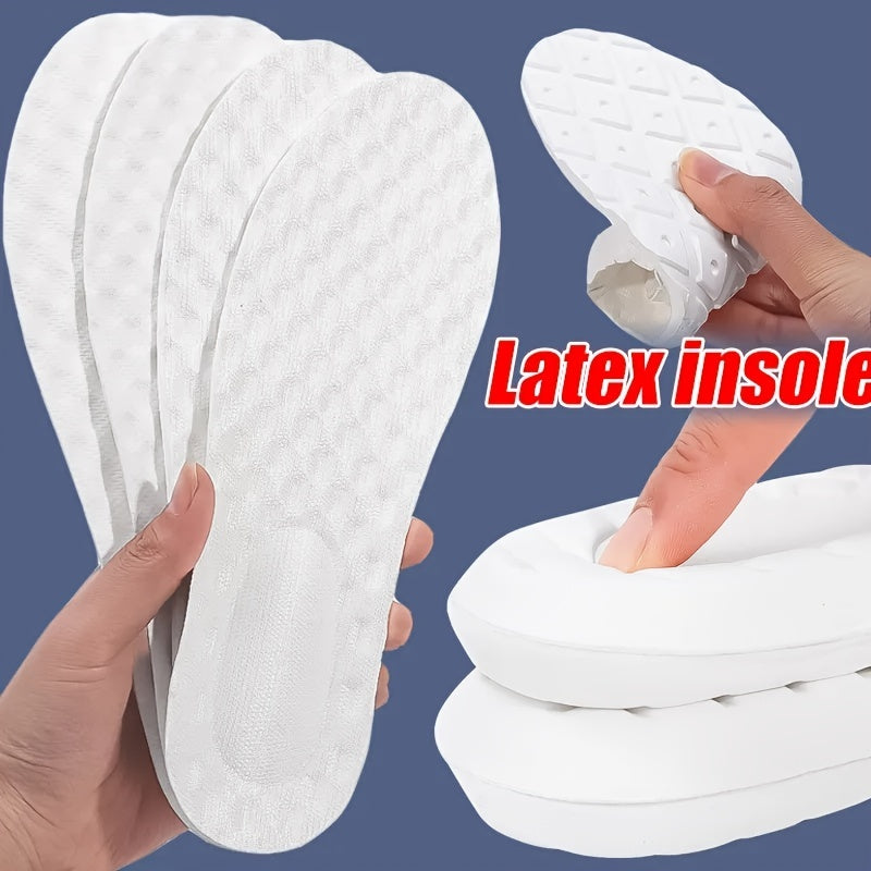 Unisex Sports Insoles Gel Shock Absorption Arch Support Orthopedic EVA 2-Piece Set