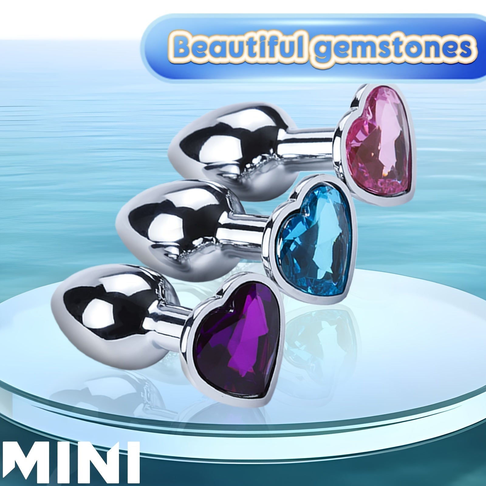 Ayollar Erkaklar Juftliklar Rostdan Qilichli Qotishli Polad Anal Plagin Yurak Shaklidagi Orqa O'yinchoq Seks O'yinchoqi