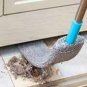 Washable Bed Bottom Dusting Brush with Retractable Crevice Cleaner for Furniture