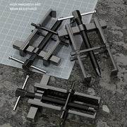 Black Steel 5.08cm Two Claw Puller Tool for Bearing Removal Automotive Repair