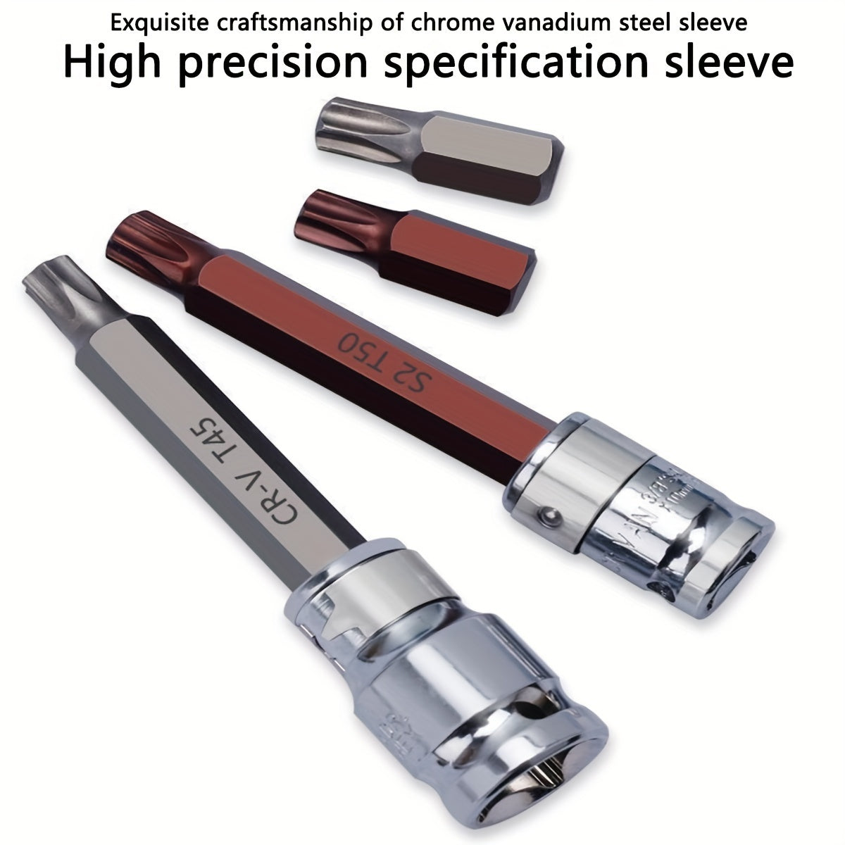 40 dona Yulduzcha Tishlari To'plami Magnitlangan S2 Po'latdan Yashirinlikni Oldini Oluvchi Xavfsizlik Torx Tornavida To'plami