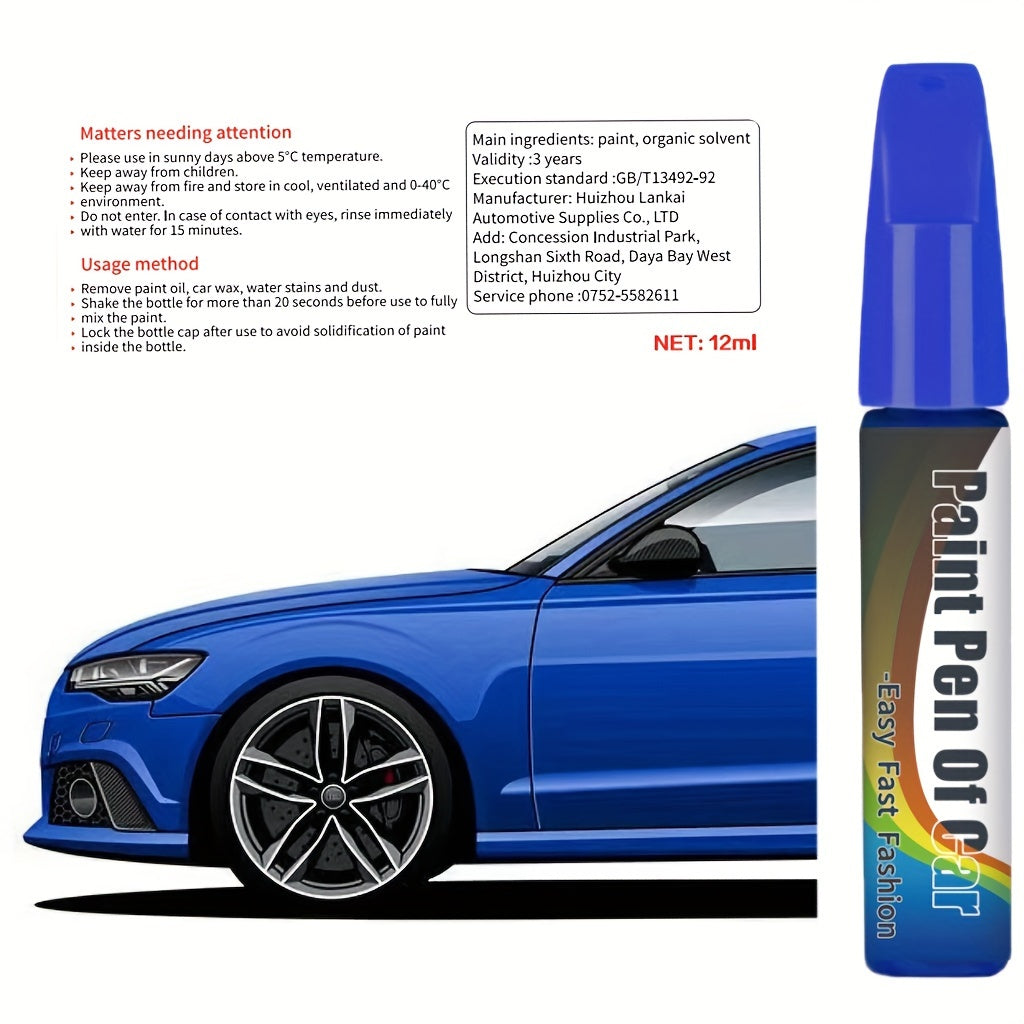 Car Tire Scratch Repair Pen Multi-Color Surface Touch-up Tool