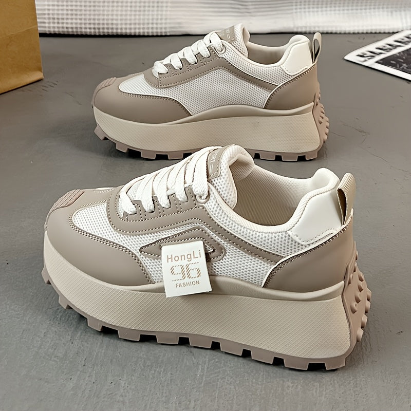Women's Casual Sneakers Breathable Fabric Low Top Athletic Shoes