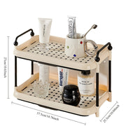 Juego de 3 soportes de plástico para tazas para cocina y comedor, organizador de almacenamiento abierto